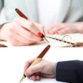 Luxury Wooden Ballpoint Pen Gift Set with Business Pen Case