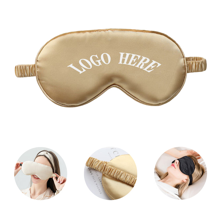 Imitation silk sleep eye mask