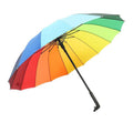 38'' Colorful Umbrella 16 Ribs With Waterproof Cover
