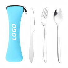 Stainless Steel Knife Fork And Spoon Portable 3-Piece Set