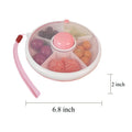 Eco-Friendly Press Rotating Fruit Tray With Safety Lock