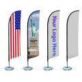 13ft Advertising Banner Flag & Tail Feather Flag Kit