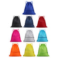 Thick Polyester Drawstring Backpack With Zipper Pocket