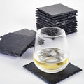 Black Slate Coaster, Laser Logo, Shape Choice (Sq/Rd/Ht)