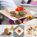Square Palm Leaf Disposable Plates