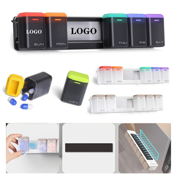 Magnetic Detachable Pill Organizer 1 Time a Day