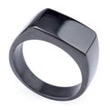 Rectangular Titanium Steel Ring