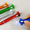 Plastic Rocket Shape Gel Rollerball Pen With Top Light