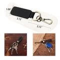 Vintage Head Layer Cowhide Car Keychain