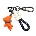 Cute Leather Bulldog Keychain For Purse Handbag Backpack Bag