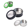 Round Windowed Tin Box