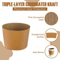 Disposable Coffee Cup Sleeve