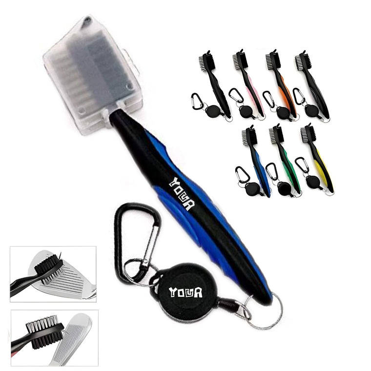 Golf Ball Cleaning Brush with Protective Cover