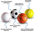 Mini Stress Relief Sport Ball