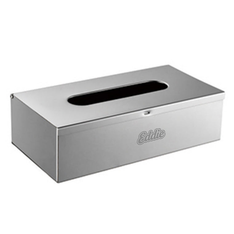 Desktop Stainless Steel Square Tissue Holder