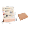 Reusable Fashion Perpetual Calendar Diy Desk Calendar
