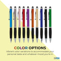 2 In1 Metal Twist Action Stylus Ballpoint Pen