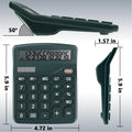 Solar Battery Dual Power Electronic Calculator