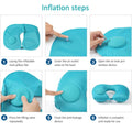 U-Shaped Portable Inflatable Neck Pillow