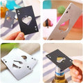 Stainless Steel Credit Card Poker Bottle Opener