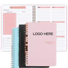 A5 Spiral Weekly Planner Notebook