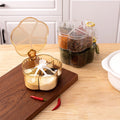 Kitchen Seasoning Storage With Spoon Salt Shaker Spice Box