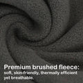 Outdoor Fleece Warmer Neck Gaiter with Adjustable Drawstring