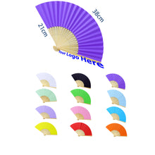 Cloth Bamboo Folding Hand Fan