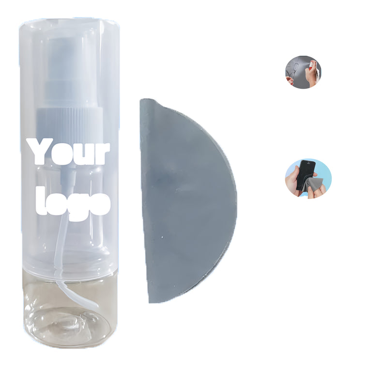 Cleaning Spray With Microfiber Cloth
