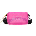 Candy Colored Transparent Bag Small Square Bag