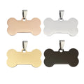 Bone Style Stainless Steel Pet Tag