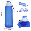 17Oz Collapsible Water Bottle With Clip
