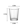 Clear Glass Cup With Flared Rim（12Oz）