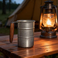 Retro Industrial Style Stainless Steel Cup