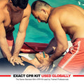 CPR Pocket Mask Key with One-Way Valve Breathing Barrier