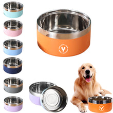 23 Oz Double Layer Stainless Steel Dog Bowl