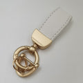Leather Keychain Accessories Metal Car Key Chain Ring