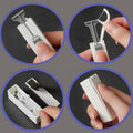 Portable And Refillable Dental Floss Pick Storage Container