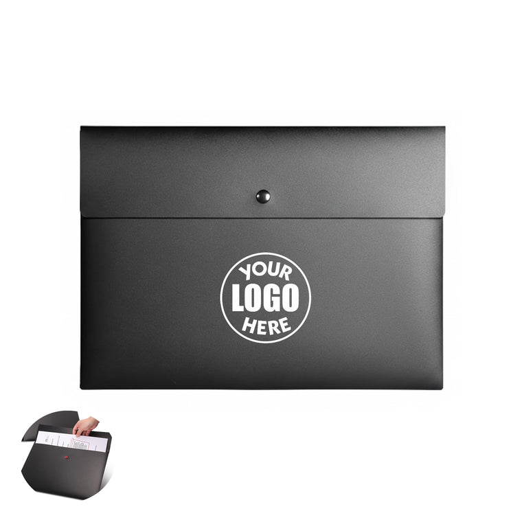 A4 Document Bag With Snap Closure