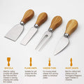 5-Piece Bamboo Cheese Board Set