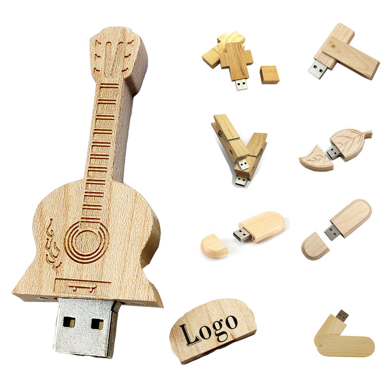 Maple USB Flash Drives Memory Stick In Various Shapes