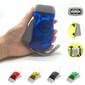 3 LED Hand Crank Emergency Flashlight