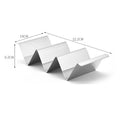 Portable V Shaped Stainless Steel Taco Holder For 3 Tacos