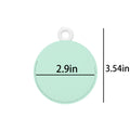 PU Round Slide-Out Pocket Mirror