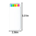 5-in-1 Highlighter Ballpoint Pen and Pencil Set