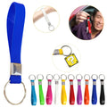 Printed Silicone Wristband Keychain