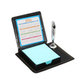 Leather Sticky Notes Holder With Pen Holder