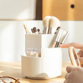 Desk 3 Slots 360-Degree Spinning Pencil Pen Holder