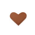 6-Pack Leather Heart-Shaped Portable Bookmarks