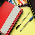 Elastic Band PU Pen Holder